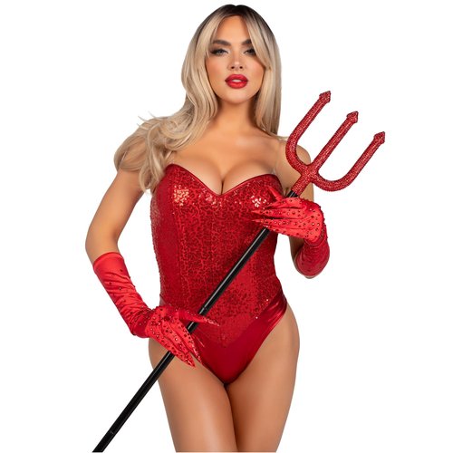 Rhinestone Devil Pitch Fork - A2895 00322