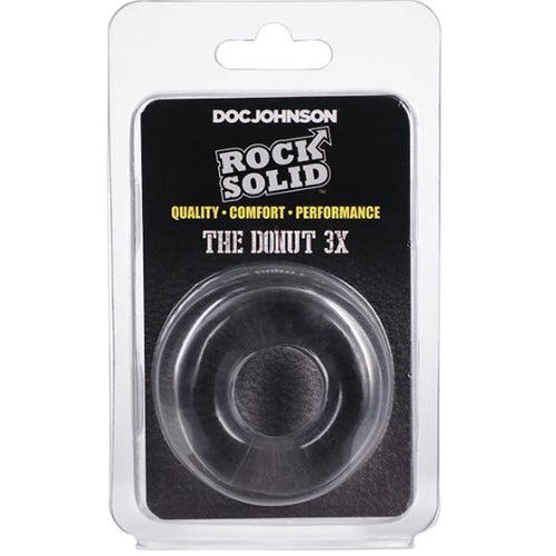 ROCK SOLID DONUT 3X CLEAR