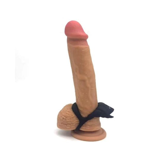 ROCKY BLACK PENIS RING - MTBO2522BLK
