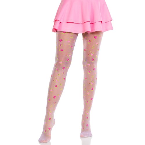 Rosette Sheer Tights - 9242 10122