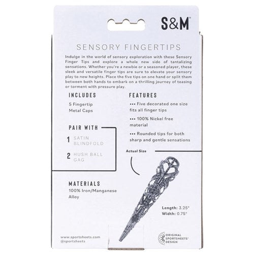 S&M Sensory Fingertips-Black