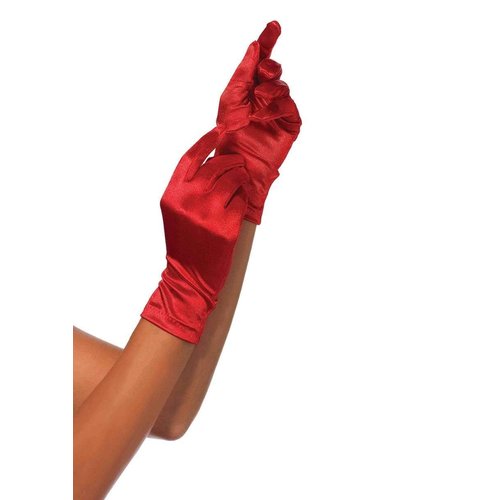 Satin Wrist Length Costume Gloves - 2B 00222