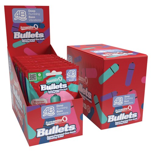 Screaming O 4B Bullet POP Display box ...