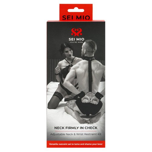 SEI MIO Neck Firmly in Check Adjustable Neck & Wrist Restraint Kit