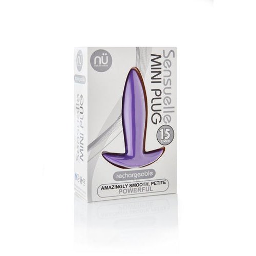 SENSUELLE MINI BUTT PLUG PURPLE - NCBTW54PU