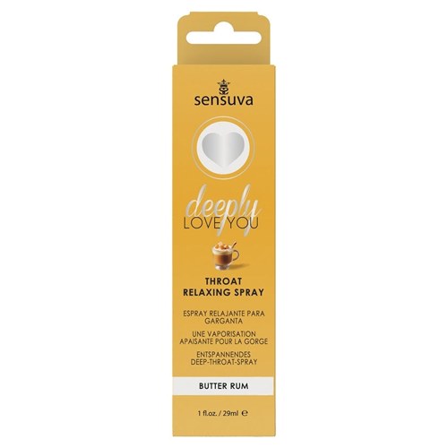 Sensuva Deeply Love You Throat Relaxing Spray-Butter Rum 1oz