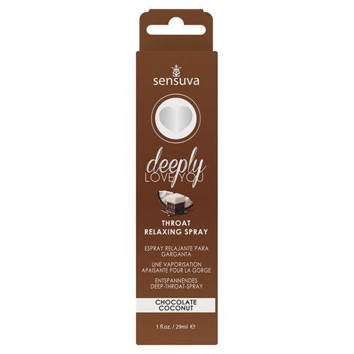 Sensuva Deeply Love You Throat Relaxing Spray-Chocolate Coconut 1oz