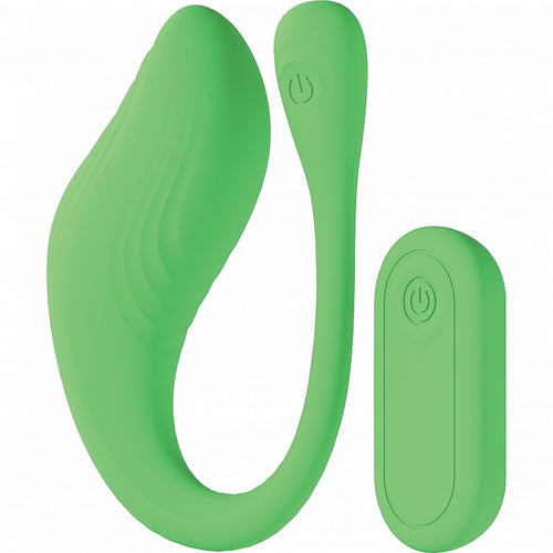 LOVELINE VELVET G-SPOT VIBRATING GREEN - SHTLOVU080GRN