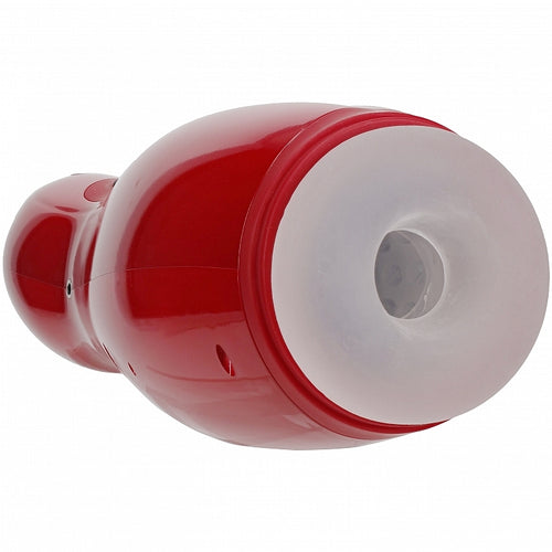 PUMPED VIRTUO MASTURBATOR SUCTION VIBRATION PHONE ATTACHMENT METALLIC RED - SHTPMP065MRD