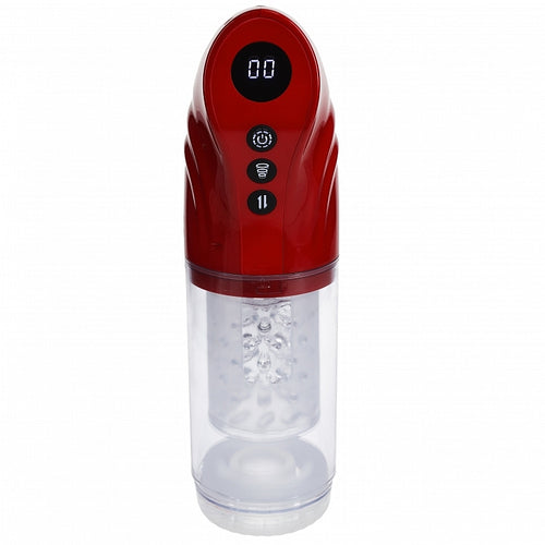 PUMPED STROKEMATE MASTURBATOR SUCTION ROTATION THRUSTING - SHTPMP063MRD