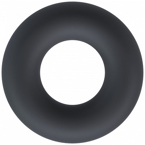 LEVELZ SOLID SILICONE COCK RING - SHTLVL010002BLK