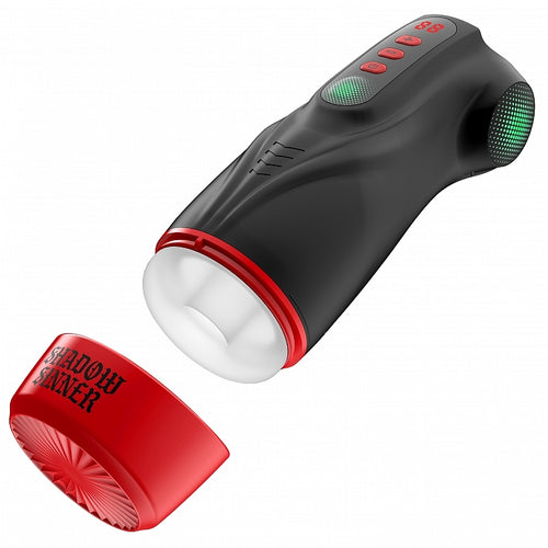 MASTURS RAVEN SHADOW SINNER MULTI FUNCTION MASTURBATOR - SHTMAS002BLK