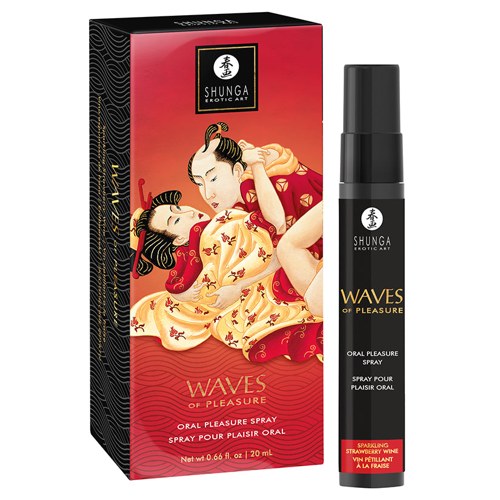 Shunga Waves of Pleasure Oral Pleasure Spray-Sparkling Strawberry