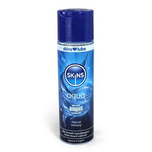 SKINS AQUA WATER BASED LUBE 4.4 OZ - CRESKLUBAQ4