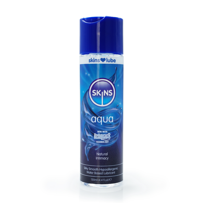 Skins Aqua Water Based Lubricant 4.4 fl oz (130ml) - SKLUBAQ4