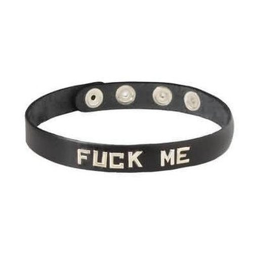 SM COLLAR- FUCK ME - WBB14