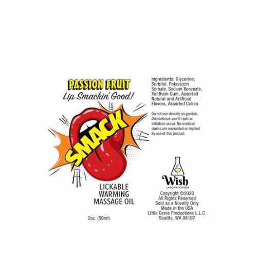 SMACK TARTS LICKABLE LUBE SOUR PINEAPPLE 2OZ