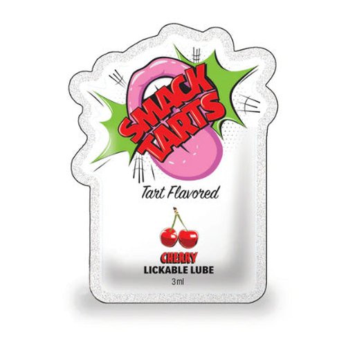 SMACK TARTS POUCH SOUR CHERRY LICKABLE LUBE FILLED POUCH