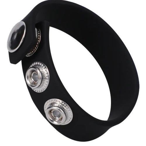 ROCK SOLID SILICONE 3 SNAP BLACK