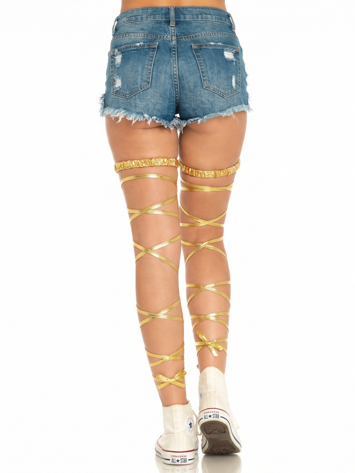 Sara Lamé Garter Leg Wraps - 1938 02622