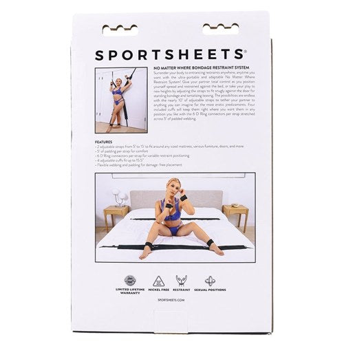 Sportsheets No Matter Where Bondage Restraint System