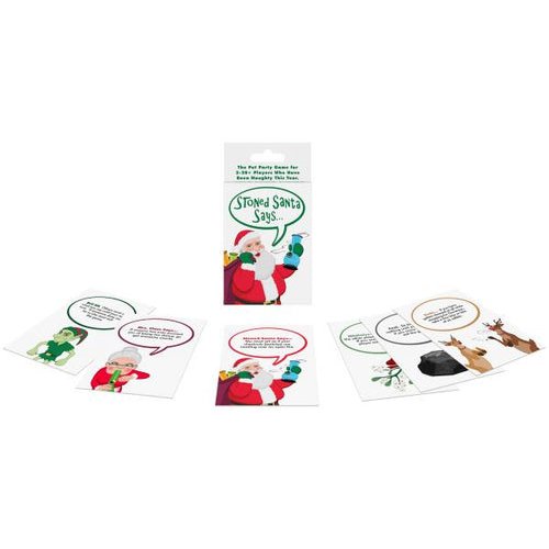 STONED SANTA SAYS NAUGHTY CARD GAME