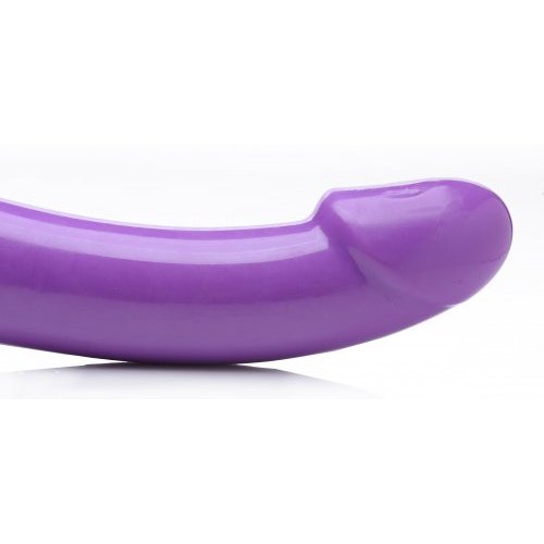 STRAP U 7X REVOLVER THICK VIBRATING STRAPLESS STRAP-ON PURPLE - XRAG584