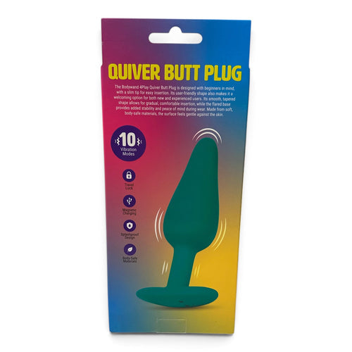 BODYWAND 4PLAY QUIVER BUTT PLUG - XGBW193