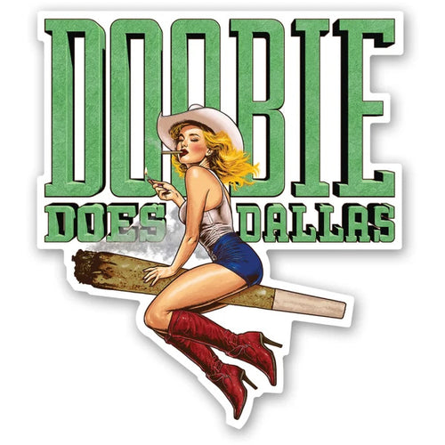 DOOBIE DOES DALLAS STICKER (NET) - WRSTW001