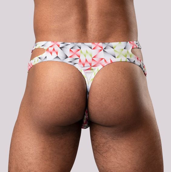 CUT IT OUT! CUTOUT THONG RED S/M - MP237292RESM