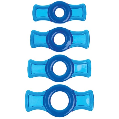 TitanMen Cock Ring Set-Blue