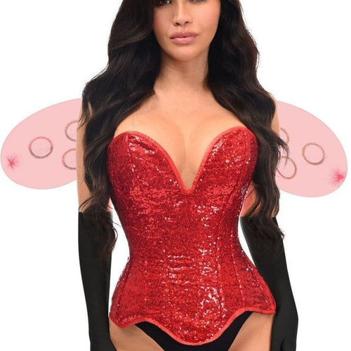 Top Drawer 4 PC Sequin Ladybug Corset Costume