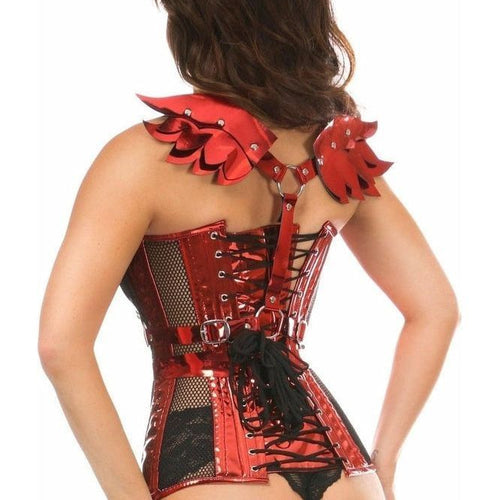 Top Drawer 4 PC Sexy Devil Corset Costume