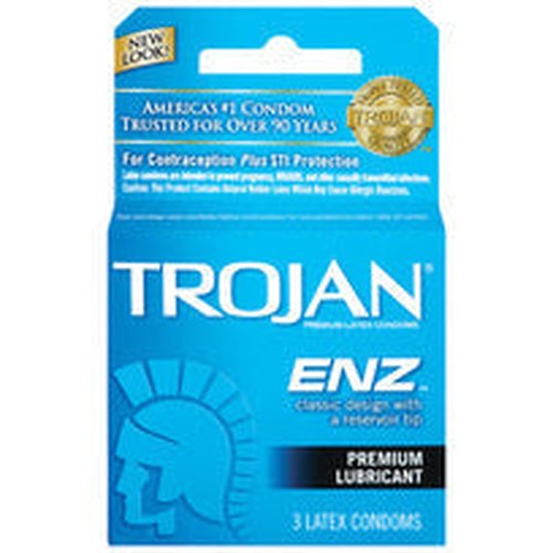 TROJAN ENZ (LUBED) 3PK - T93050