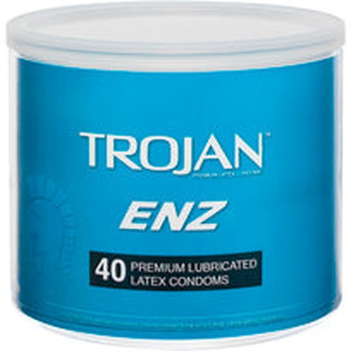 TROJAN ENZ LUBRICATED 40PC BOWL - T0125