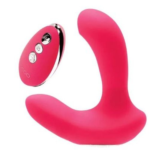 VEDO INME DUAL VIBE W/ REMOTE RECHARGEABLE PINK - VIP2609