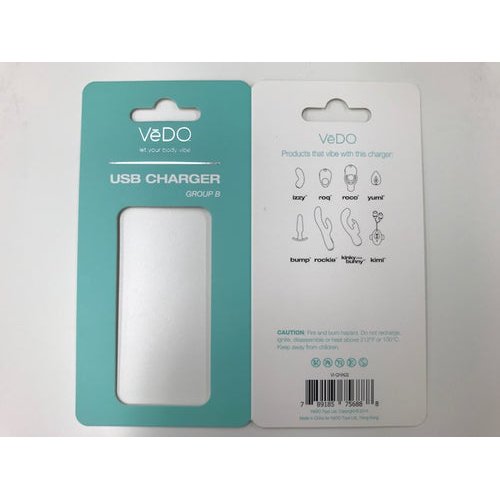 VEDO USB CHARGER B (IZZY ROQ ROCO YUMI BUMP ROCKIE KINKY PLUS KIMI) - VICHA02