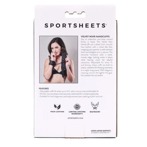 VELVET NOIR HANDCUFFS - SS37001