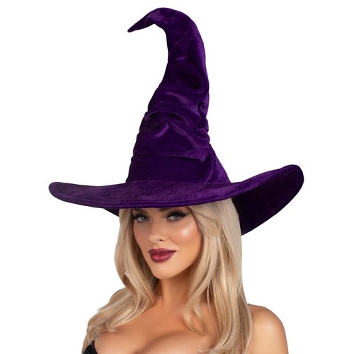 Velvet Ruched Witch Hat - A2903 00122
