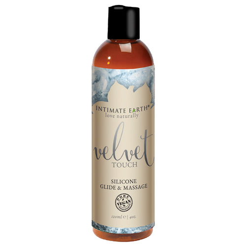 INTIMATE EARTH VELVET TOUCH SILICONE GLIDE & MASSAGE 4oz - IE049120