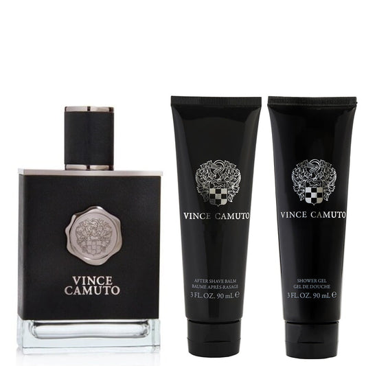 VINCE CAMUTO 3PC SET, MEN'S GIFT SET, EDT-Pinkfoxxx