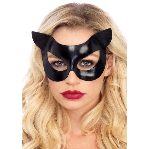 Vinyl Wet Look Cat Costume Mask - A2755 00122