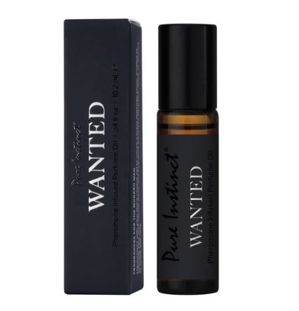 PURE INSTINCT PHEROMONE PERFUME OIL WANTED .34 FL OZ