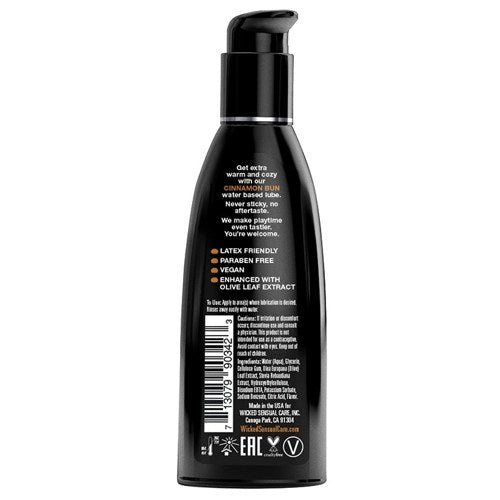 Wicked Aqua Flavored Lube-Cinnamon Bun 2oz
