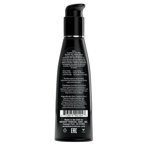 Wicked Aqua Lubricant 4oz
