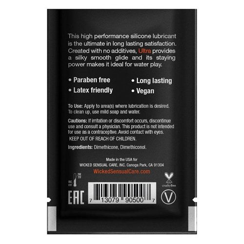 Wicked Jelle Waterbased Anal Lubricant 3ml Foil