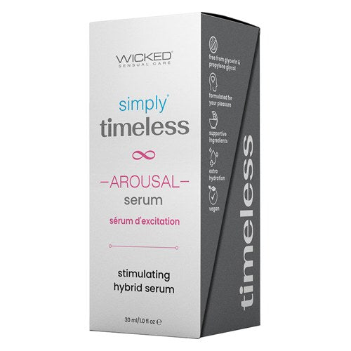 Wicked Sensual Care Simply Timeless Arousal Stimulating Hybrid Serum 1oz