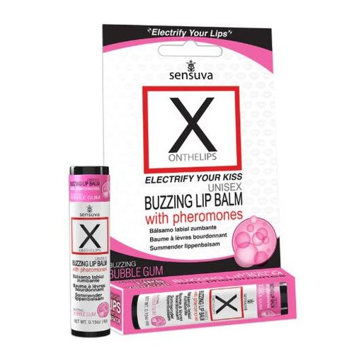 X ON THE LIPS BUZZING LIP BALM BUBBLE GUM - ONVL203ML