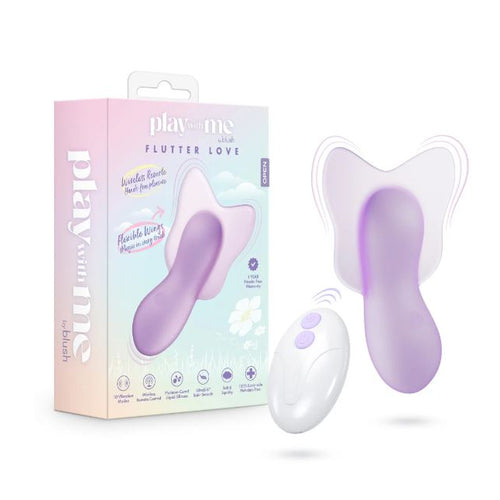 PLAY WITH ME FLUTTER LOVE LOVE SILICONE VIBRATOR - BN00121