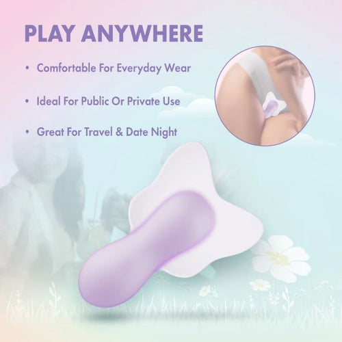 PLAY WITH ME FLUTTER LOVE LOVE SILICONE VIBRATOR - BN00121